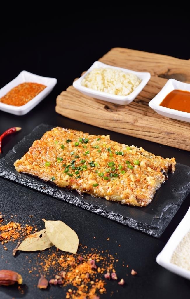 烤茄子图片