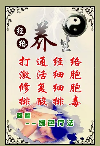 经络养生图片