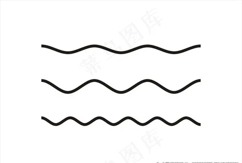 波浪线图片
