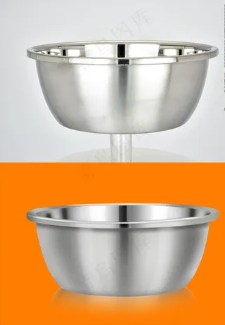 不锈钢盆精修图图片