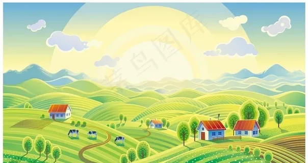 卡通农场图片