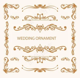 创意花花纹花边边框素材图片