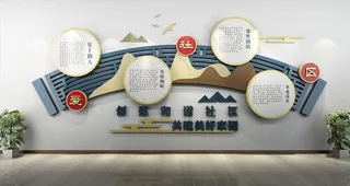 社区文化墙图片