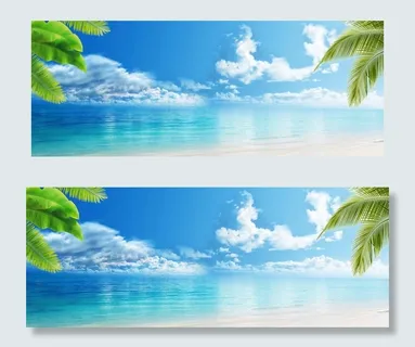 海水蓝天背景图片 海水蓝天背景图片