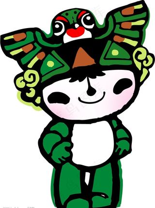 奥运五福娃图片