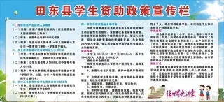 田东县学生资助政策宣传栏图片