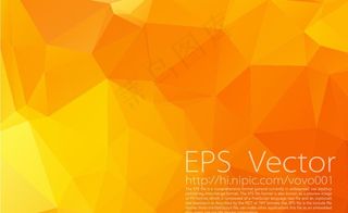 橙色多边形底纹图片