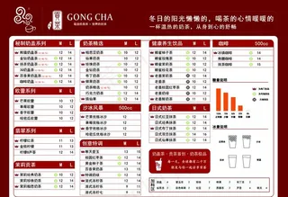 贡茶价格表图片