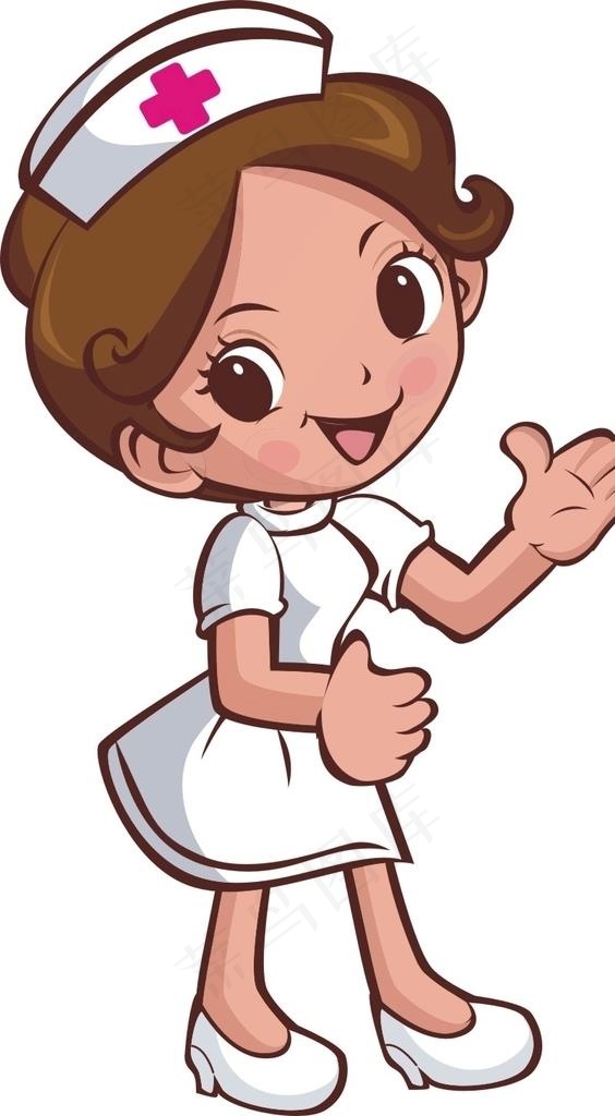卡通护士图片