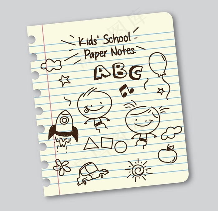 儿童卡通插画图片