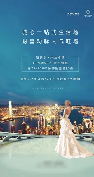 地产商铺公寓海报图片