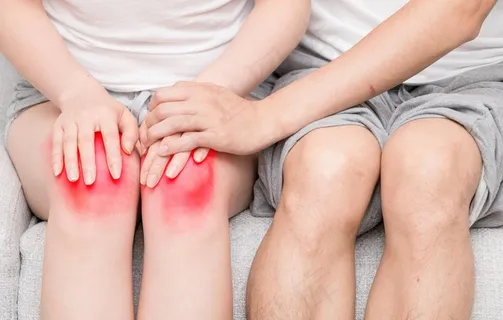 膝关节疼痛图片