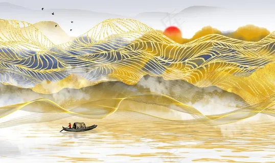 新中式背景墙图片