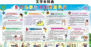 卫生和计生宣传栏图片