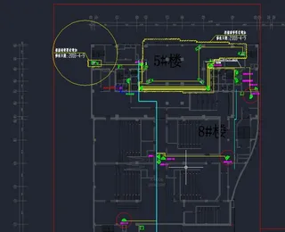 cad视频监控平面图图片