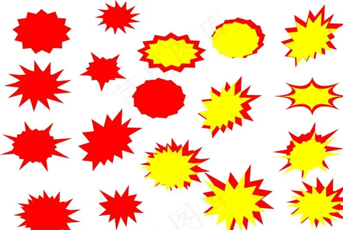 爆炸图（矢量）图片cdr矢量模版下载