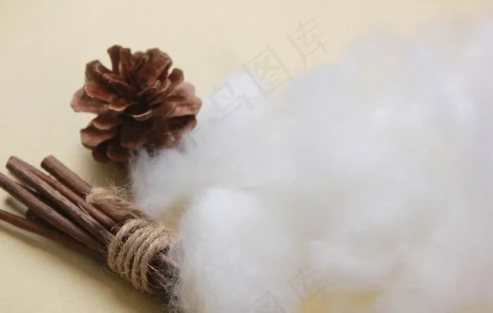 太空棉填充物 棉衣填充物摄影图片