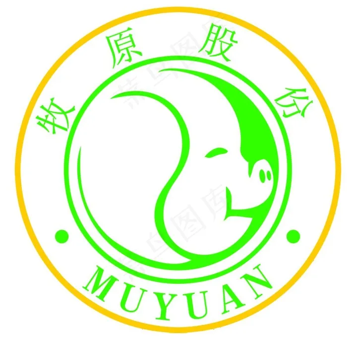牧原股份 logo图片psd模版下载