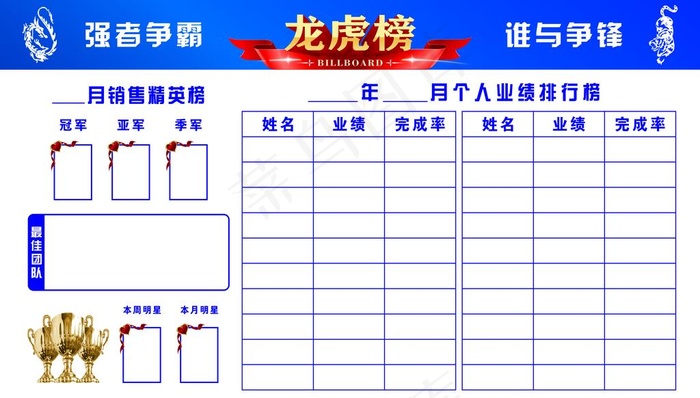 龙虎榜图片(7874X4724(DPI:100))psd模版下载