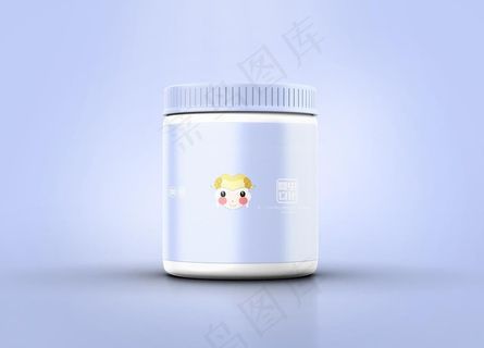 保健品瓶样机图片