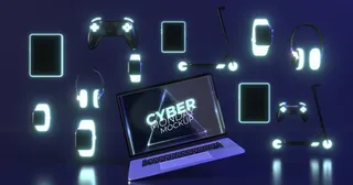 笔记本电脑样机图片