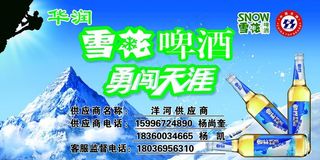雪花啤酒图片