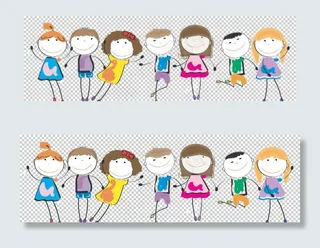 小朋友卡通图片