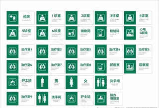 医院科室牌图片