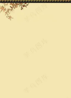 幽雅菜单背景图片 幽雅菜单背景图片