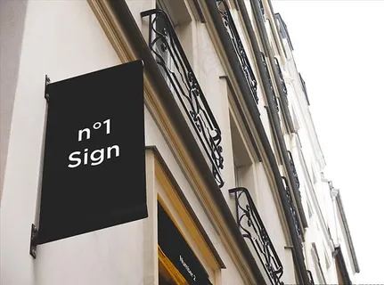 店铺招牌样机图片