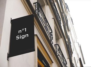 店铺招牌样机图片