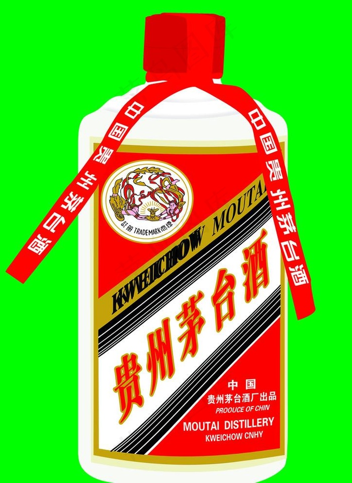 茅台酒瓶图片(3508X4961(DPI:300))psd模版下载