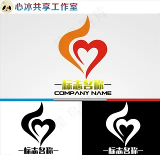 心形logo图片