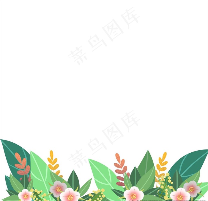 叶子插画素材图片