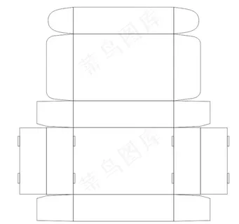 飞机盒样式 包装盒 快递盒图片