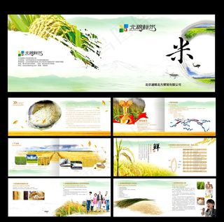 大米宣传手册图片
