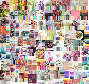 实物配色搭配方案图片