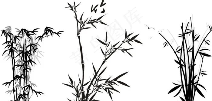 竹子图片cdr矢量模版下载