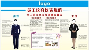 仪容仪表 员工着装规范 员工礼图片