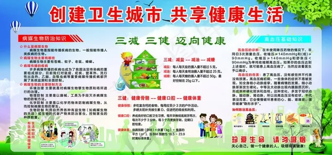 创卫宣传栏图片