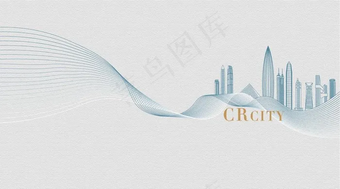 城市线条底图图片ai矢量模版下载