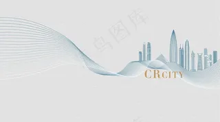 城市线条底图图片