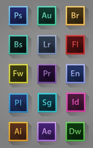 Adobe矢量图标图片