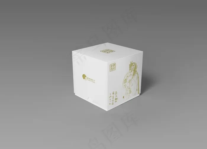 盒装礼盒样机图片(3000X2250(DPI:72))psd模版下载