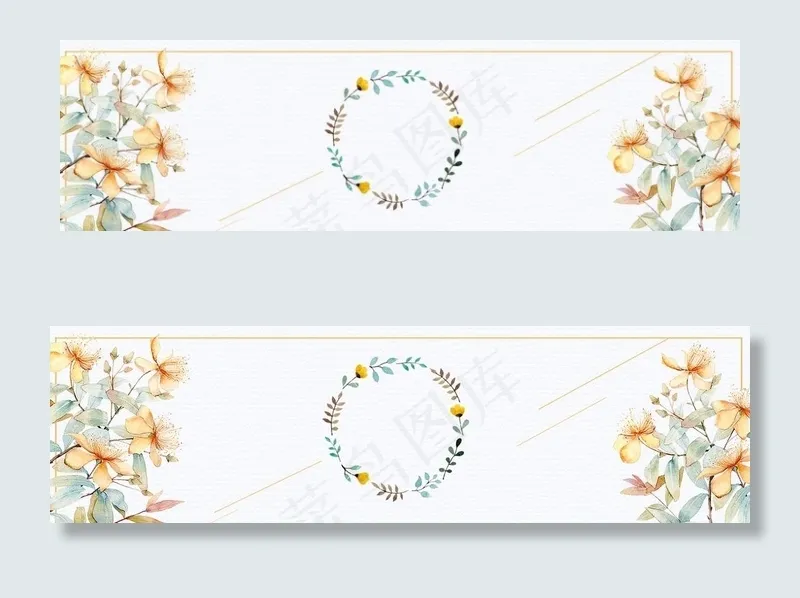 PSD设计素材 花圈图片(1920X600(DPI:72))psd模版下载