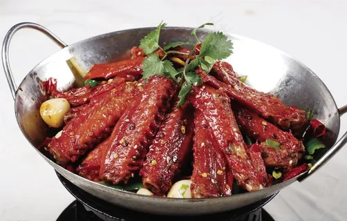 干锅鸭翅图片 干锅鸭翅图片