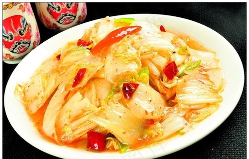 酸辣白菜图片