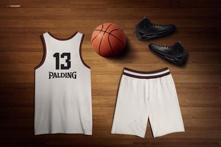 篮球服装样机图片