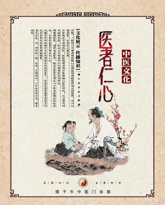 中医文化展板图片(4193X5374(DPI:150))psd模版下载
