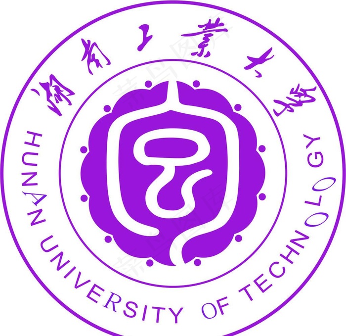 湖南工业大学图标矢量图片ai矢量模版下载